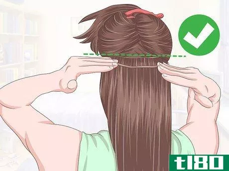 Image titled Glue Hair Step 5