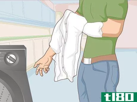Image titled Keep White Jackets Clean Step 1