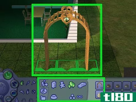 Image titled Sims 2 Polygamy Place Wedding Arch