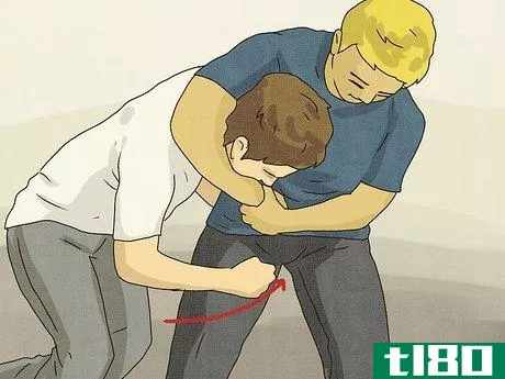 Image titled Get Out of a Headlock Step 2