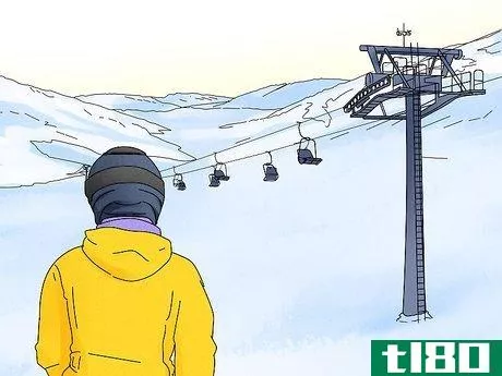 如何上下滑雪缆车(get on and off a ski lift)