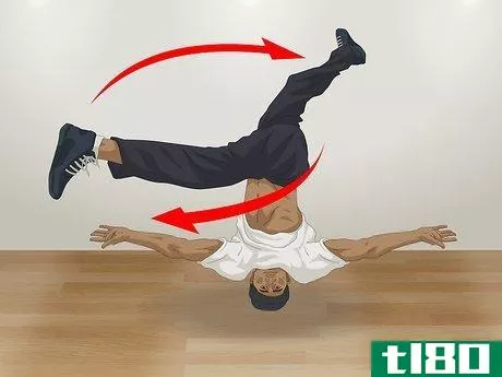 Image titled Headspin Step 12