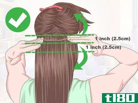 Image titled Glue Hair Step 11