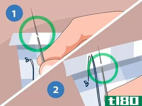 Image titled Hand Stitch a Rolled Hem Step 6