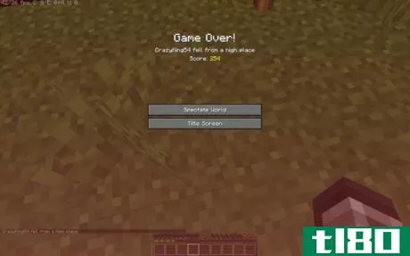 Image titled Hardcore Death Screen Minecraft.png