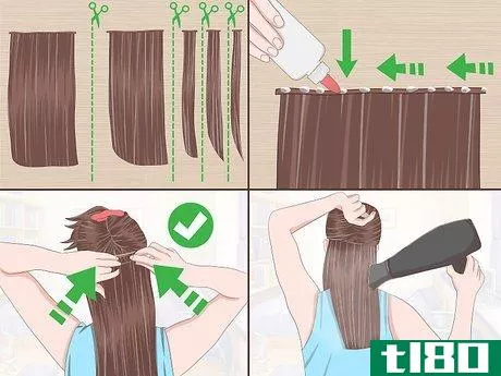 Image titled Glue Hair Step 12
