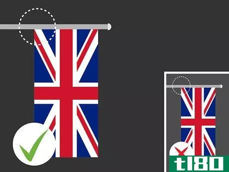 Image titled Know if a Union Jack Has Been Hung Upside Down Step 03