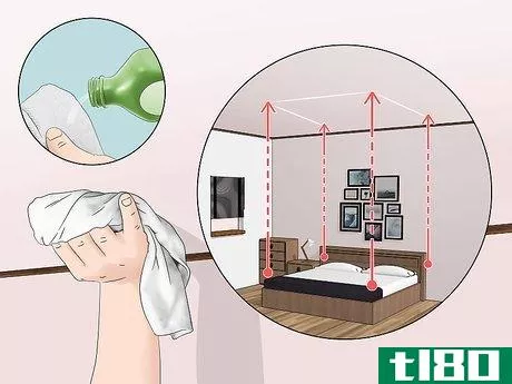 Image titled Hang Curtains Around a Bed Without Drilling Step 1