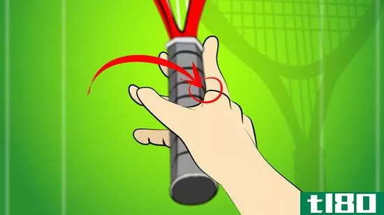 如何握紧网球拍(grip a tennis racket)