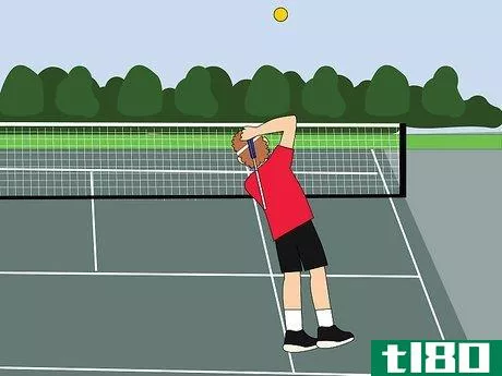 Image titled Hit a Slice Serve in Tennis Step 4