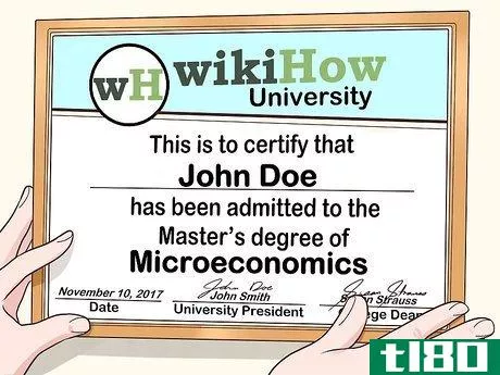 Image titled Get a Doctorate in Economics Step 3
