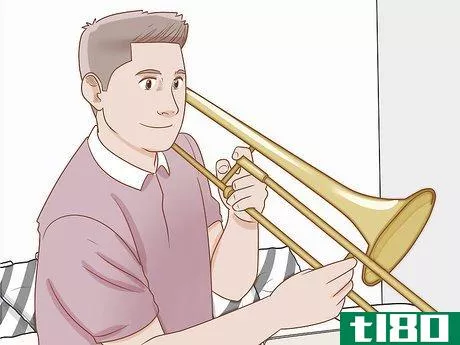 Image titled Hold a Trombone Step 5