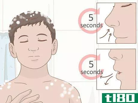 Image titled Get Shampoo out of Your Eyes Step 1