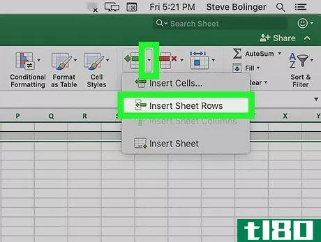 Image titled Insert Rows in Excel Using a Shortcut on PC or Mac Step 11