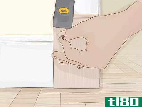 Image titled Install a Plinth Block at a Door Step 4