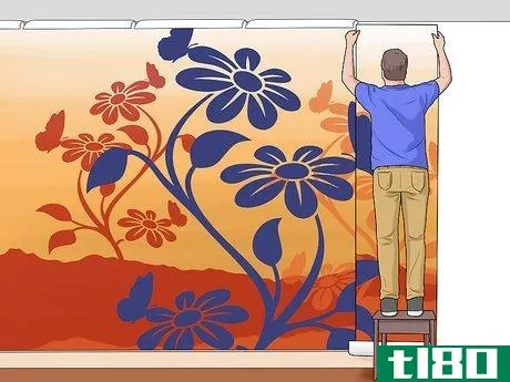 Image titled Hang Mural Wallpaper Step 14