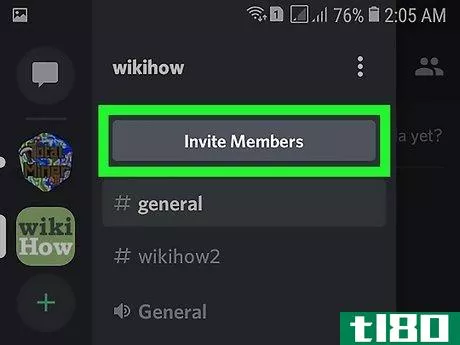 Image titled Invite People to a Discord Server on Android Step 4