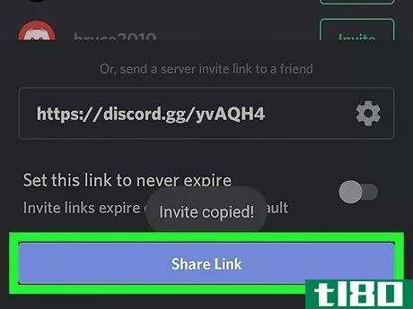 Image titled Invite People to a Discord Server on Android Step 10