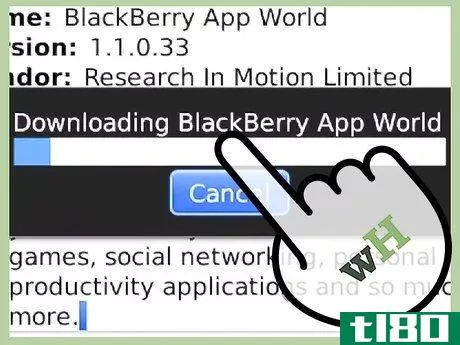 Image titled Install the Blackberry App World on an Older Blackberry Step 4