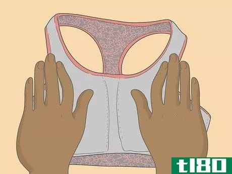 Image titled Keep Sports Bra Pads in Place Step 1