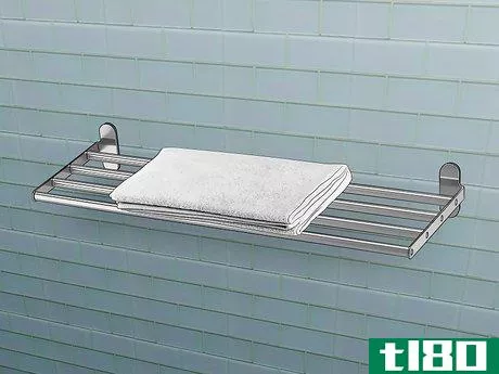 Image titled Hang Bathroom Towels Step 2