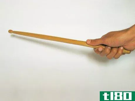Image titled Hold a Drumstick Traditional Step 1