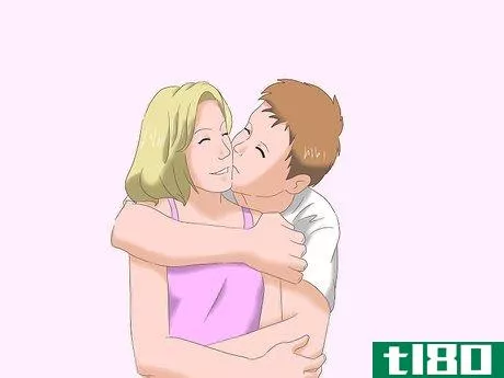 Image titled Hug Another Woman in Front of Your Wife or Girlfriend Step 4