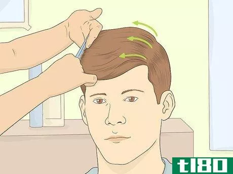 Image titled Jagged Cut Men's Hair Step 1