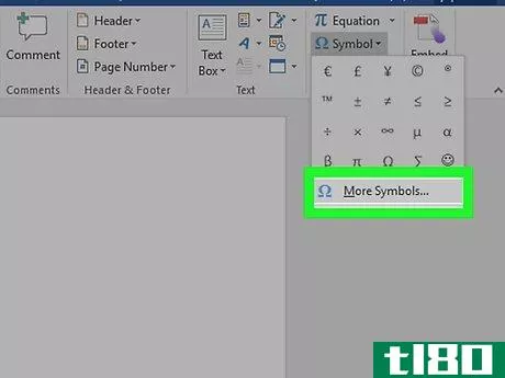 Image titled Insert Symbols in an MS Word Document Step 5