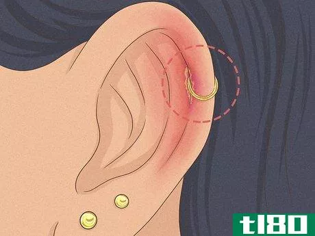 Image titled Is It Safe to Pierce Your Own Cartilage Step 24