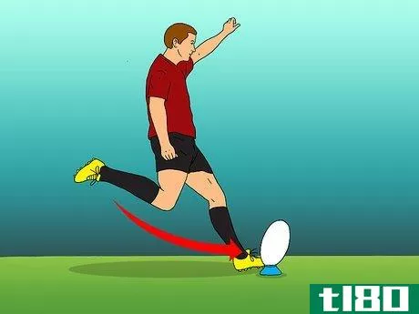 Image titled Kick for Goal (Rugby) Step 6