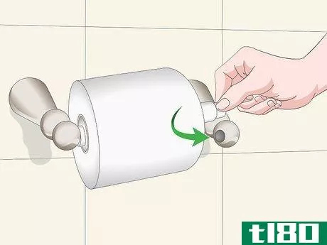 Image titled Install a Toilet Paper Holder Step 10