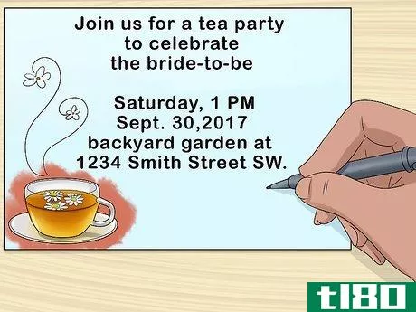Image titled Host a Bridal Shower Tea Party Step 12
