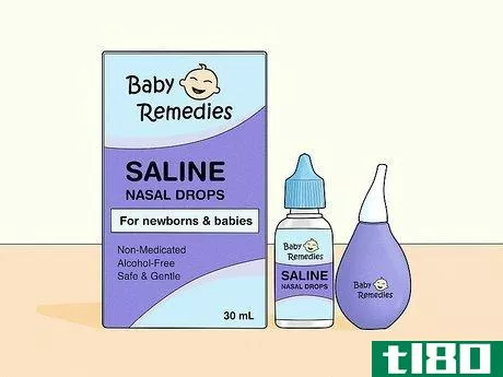 Image titled Give a Baby Saline Nose Drops Step 1