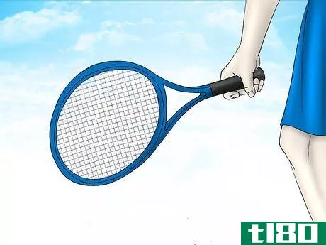 Image titled Improve a Tennis Serve Step 2