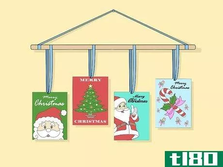 Image titled Hang Christmas Cards Step 4