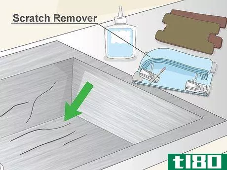 Image titled Get Scratches out of a Stainless Steel Sink Step 1