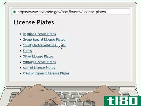 Image titled Get a Personalized License Plate in Colorado Step 7