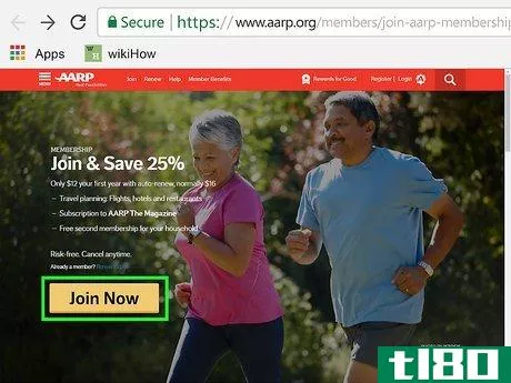 Image titled Join AARP Step 2