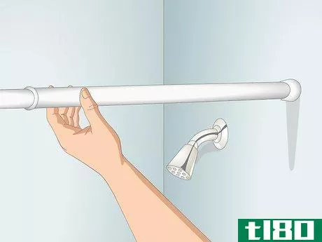 Image titled Hang a Shower Curtain Rod Step 2