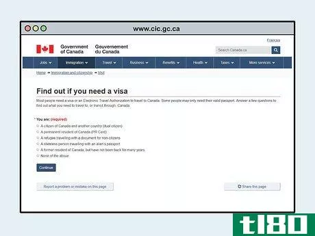 如何获得加拿大签证(get a canadian visa)