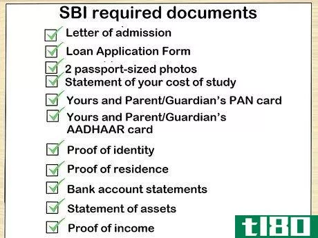 Image titled Get an SBI Education Loan Step 9