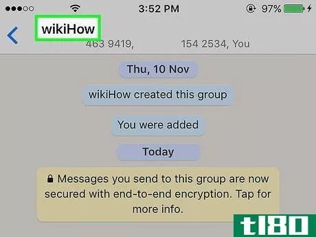 Image titled Invite Users to a Group Chat on WhatsApp Step 3