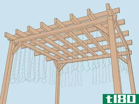 Image titled Hang Pergola Lights Step 8