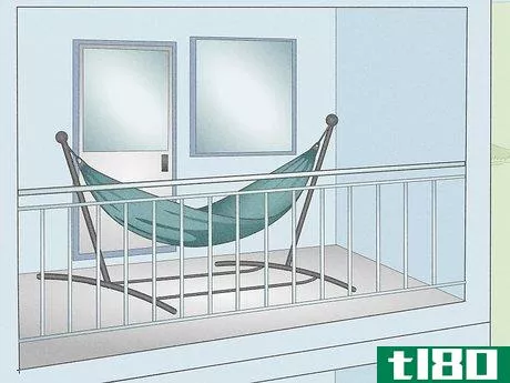 Image titled Hang a Hammock on an Apartment Balcony Step 2
