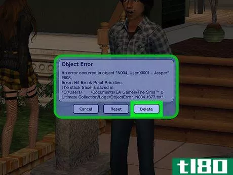 Image titled Sims 2 Force Error Delete