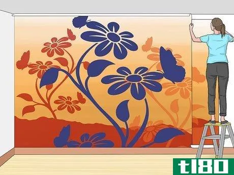 Image titled Hang Mural Wallpaper Step 22