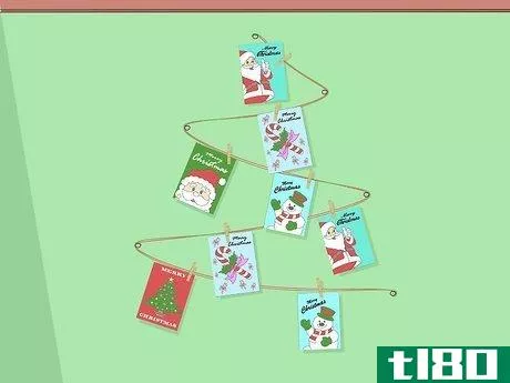 Image titled Hang Christmas Cards Step 3