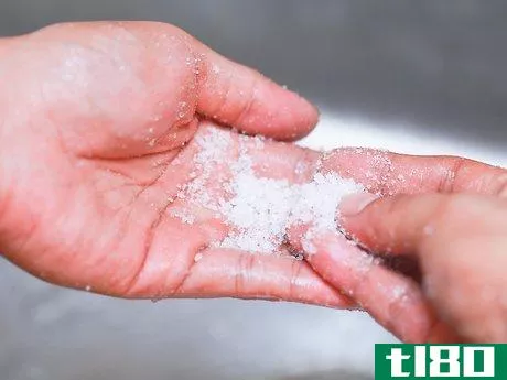 Image titled Get Super Glue off of Your Hands with Salt Step 4