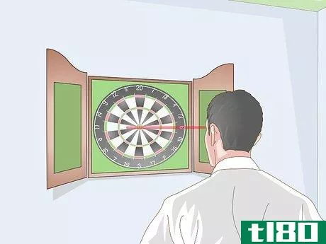 Image titled Hang a Dartboard Cabinet Step 4